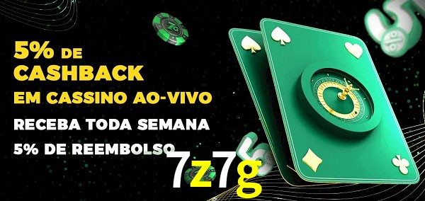 Promoções do cassino ao Vivo 7z7g